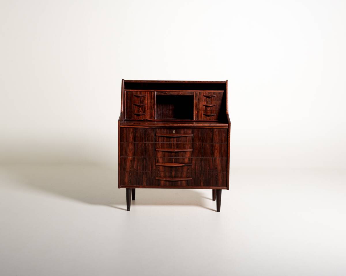 Danish rosewood secretary, 1950s/1960s