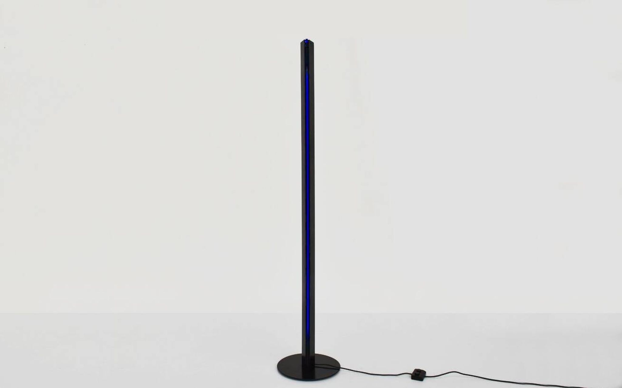 Black Metal Light Fixtures by Alessandro Mendini, Italy, 1980, by Alessandro Mendini and Ettore Sottsa