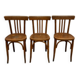 3 Mathieu bistro chairs.