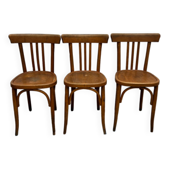 3 Mathieu bistro chairs.