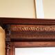 Oak mirror, Renaissance style, 20th century.