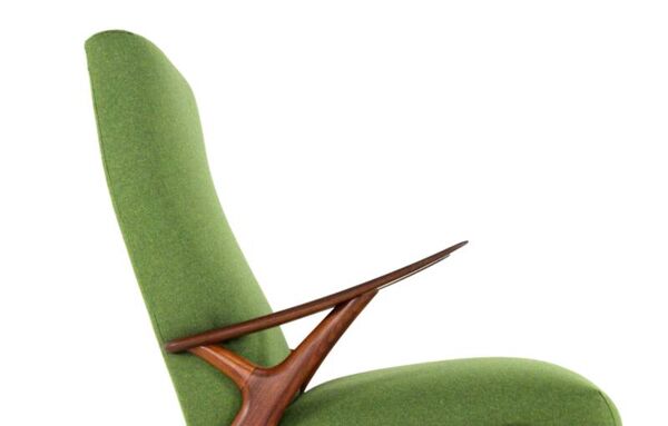 Fauteuil 'Overschie' - design moderne du milieu du siècle - entièrement restauré - design néerlandais