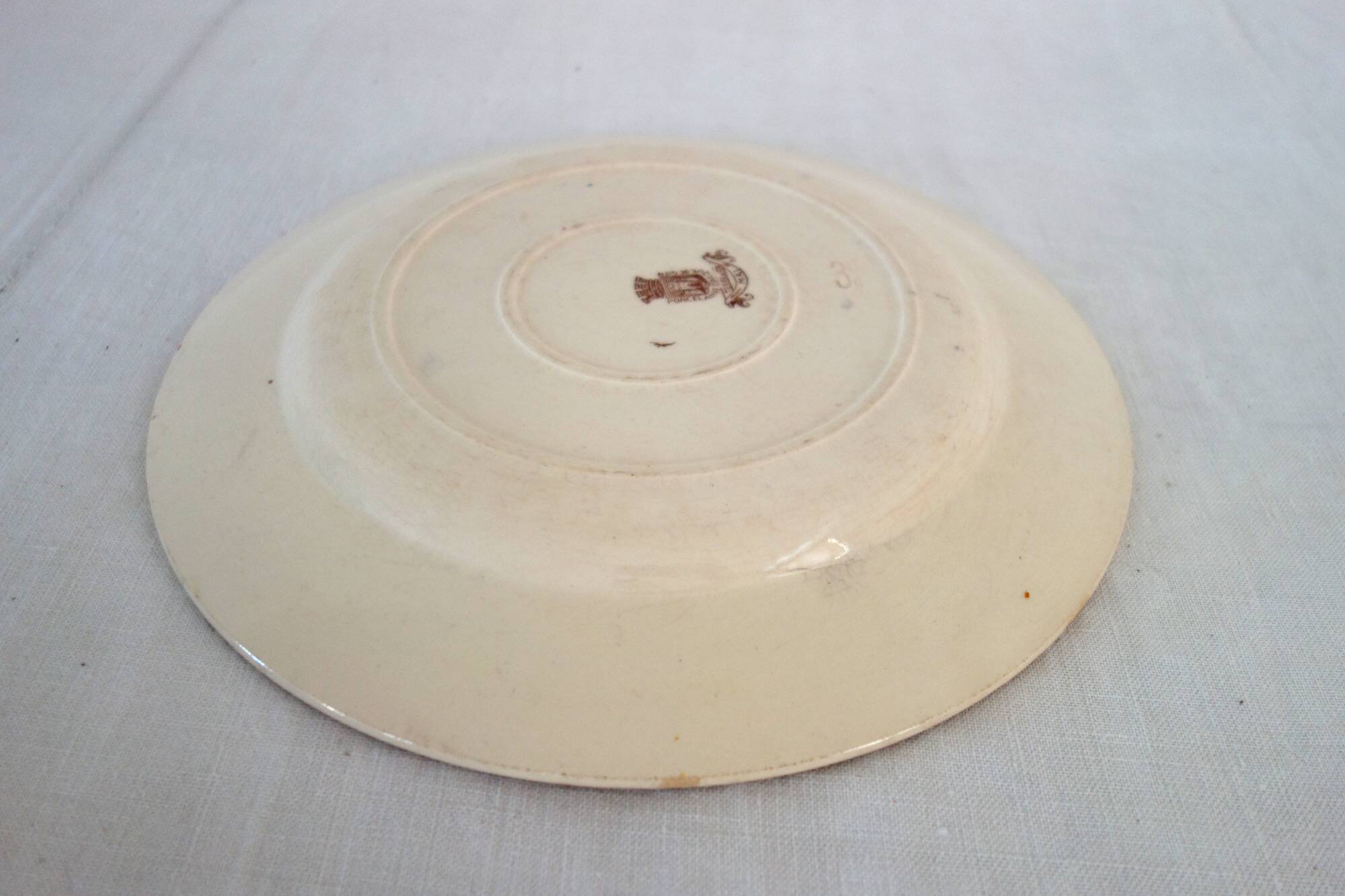 2 ironstone serving dishes Gien model Mai circa 1900