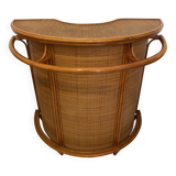 Wicker bar counter
