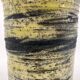 Handmade cracked ceramic vase • 1980s • signed