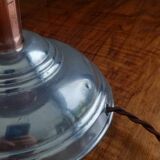 Lampe champignon cuivre et aluminium
