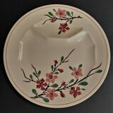 Asparagus plate Sarreguemines decoration sharp sharp early twentieth century