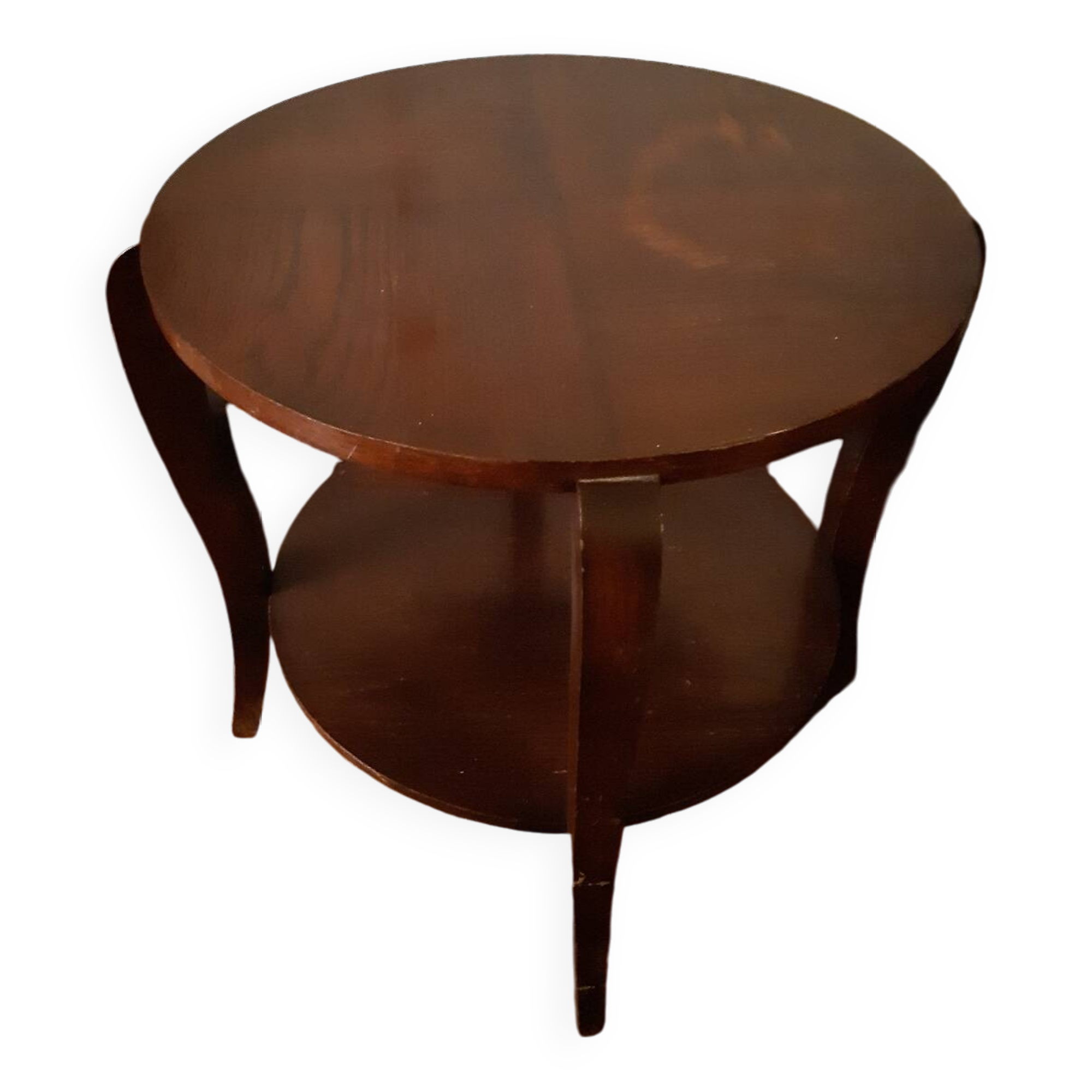 1950s Art Deco pedestal table in oak