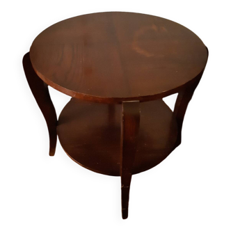 1950s Art Deco pedestal table in oak