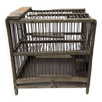 Cage en bois ancienne