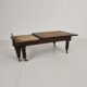 Late 19th Century English Oak Campaign Daybed with Original Cane Webbing