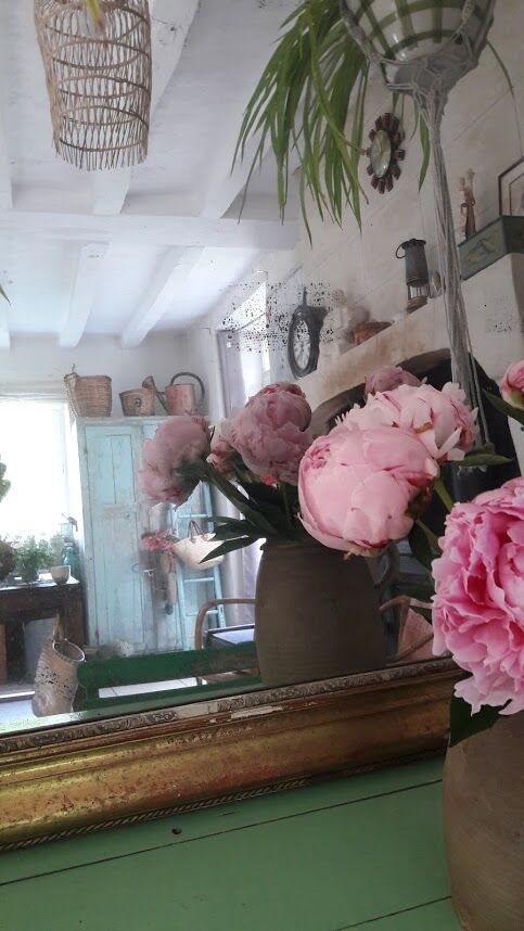 Gold foil mirror 90x78