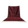 Moroccan Berber rug burgundy 300x200 cm – blue-green geometric patterns