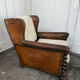 Leather club chair