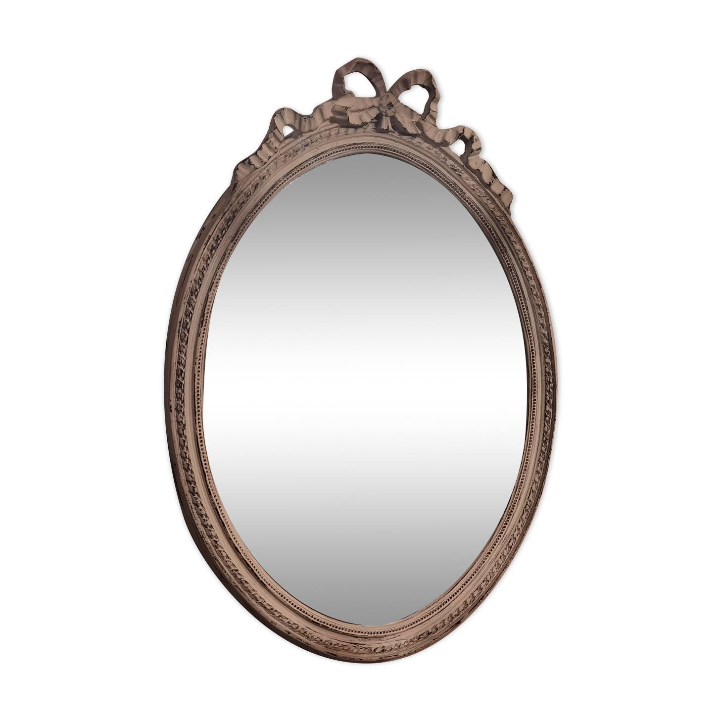 Cream romantic style mirror with Knot