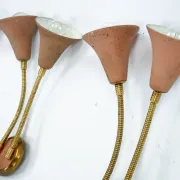 Mid-Century, Set of three sconces in Arredoluce manner. Italy 1950s