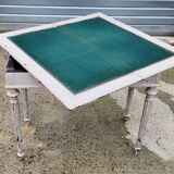 Console table de jeux ancienne à plateau portefeuille