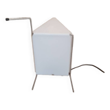 60s tripod lamp in plexiglass and metal
