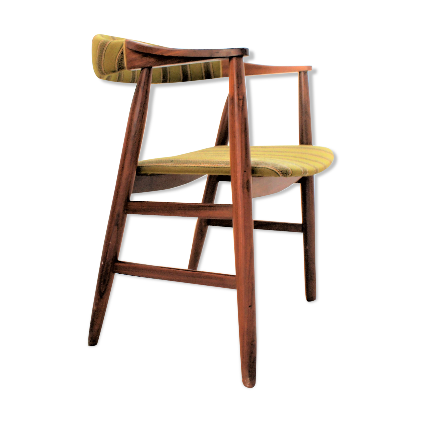 Scandinavian desk chair in teak