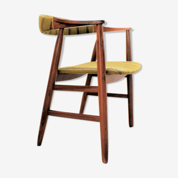 Scandinavian desk chair in teak