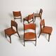 Set of six "Model 89" chairs by Erik Buch for Danish Anderstrup Møbelfabrik