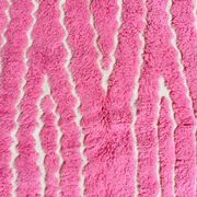 Tapis berbere de atlas fait main rose