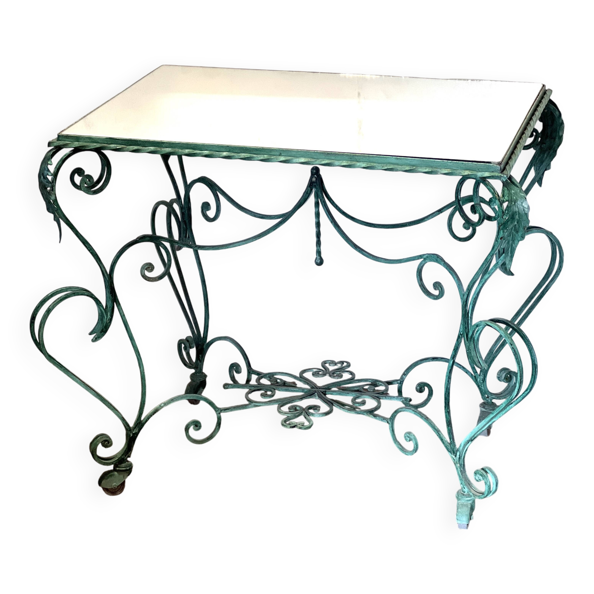 50s wrought iron table