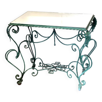 50s wrought iron table