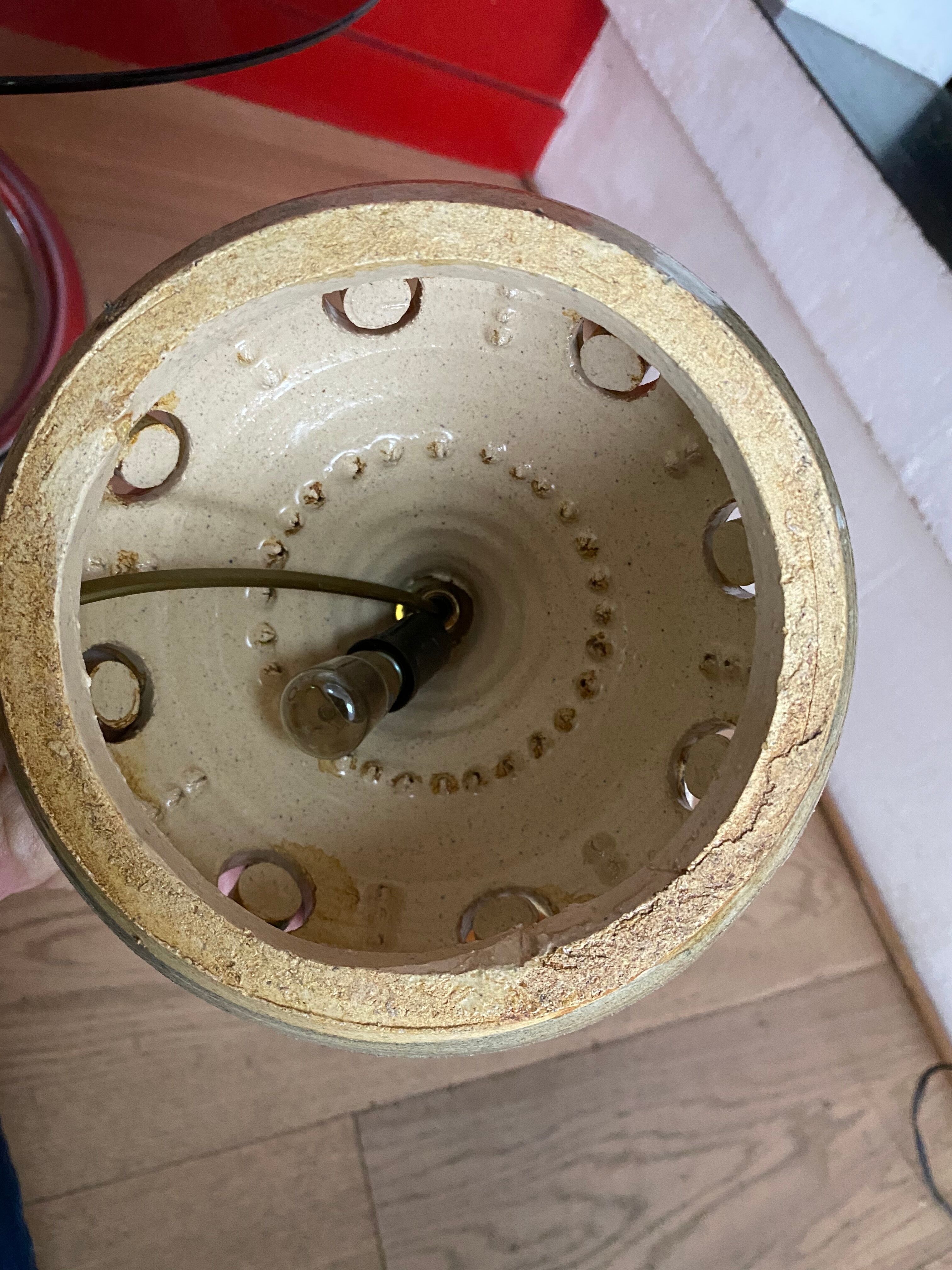 Lamp by Belgian ceramicist Georges Pelletier, 1960s