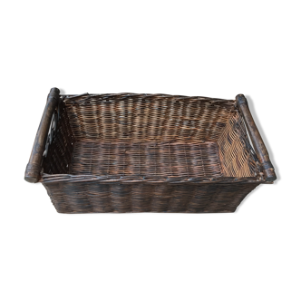 Old rattan basket