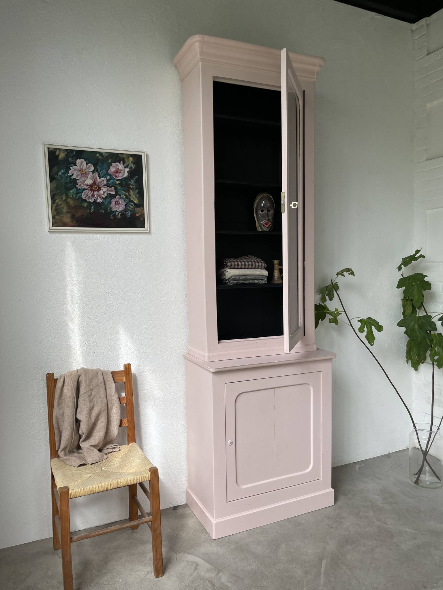 Toile huile sur bois fleurs