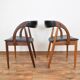 Mid-century danish dining chairs, 1960, set of 2