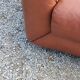 Paire de fauteuils et canapé De Sede en cuir cognac des années 70/80