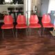 Set of 4 Kartell Maui chairs by Vico Magistretti