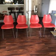 Set of 4 Kartell Maui chairs by Vico Magistretti