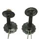 Brutalist sconces, Poland, 1970s, set of 2