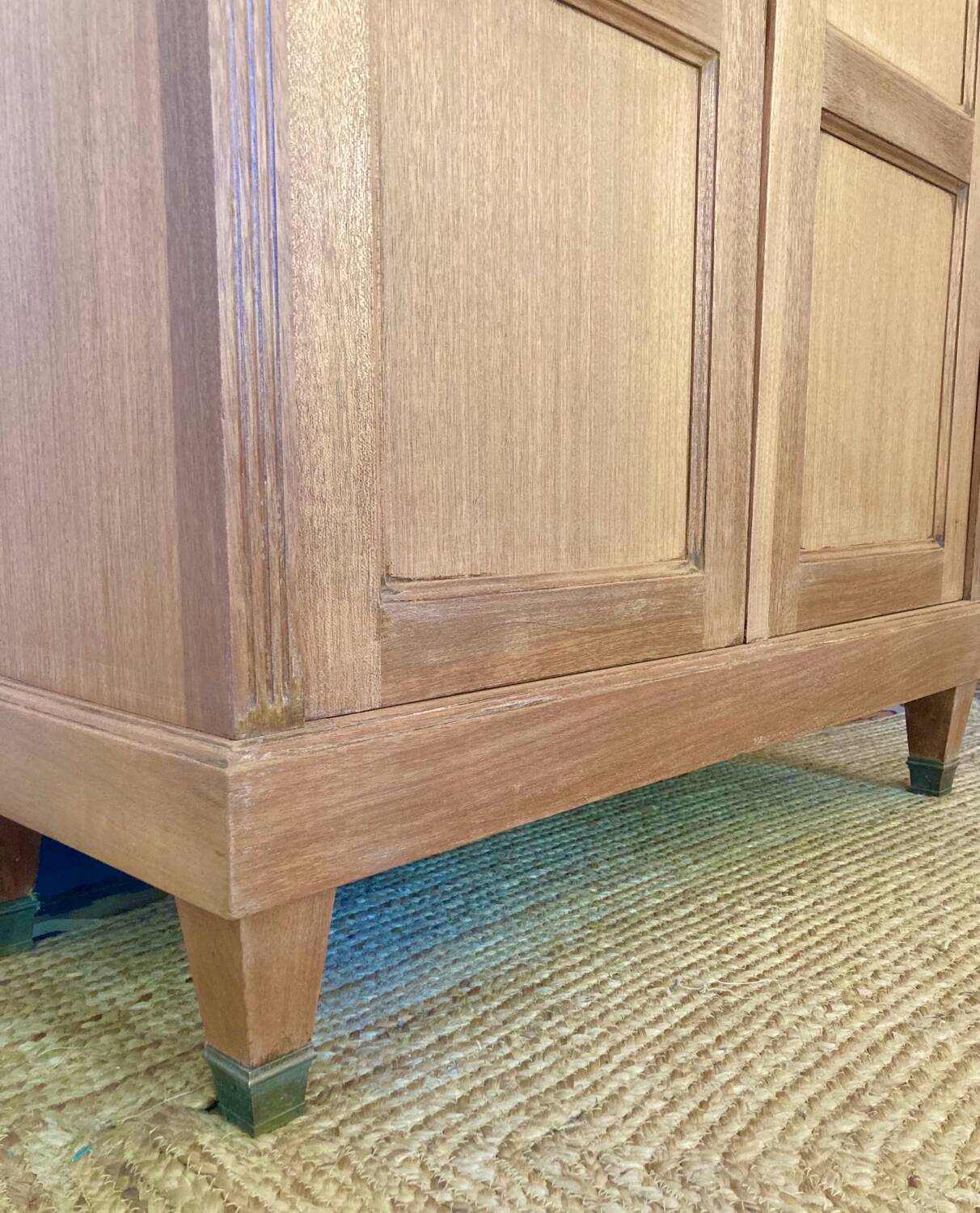 Parisian wardrobe in raw wood