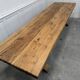 Solid oak bench from the 1950s