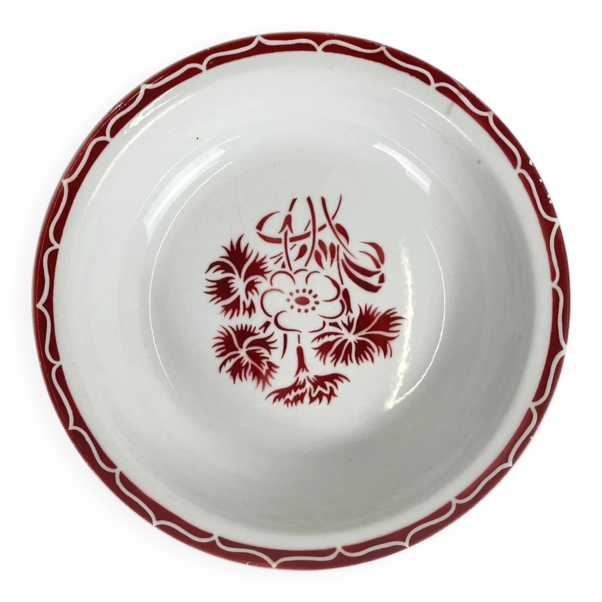 "Annecy" salad bowl, KG Lunéville, 20th century