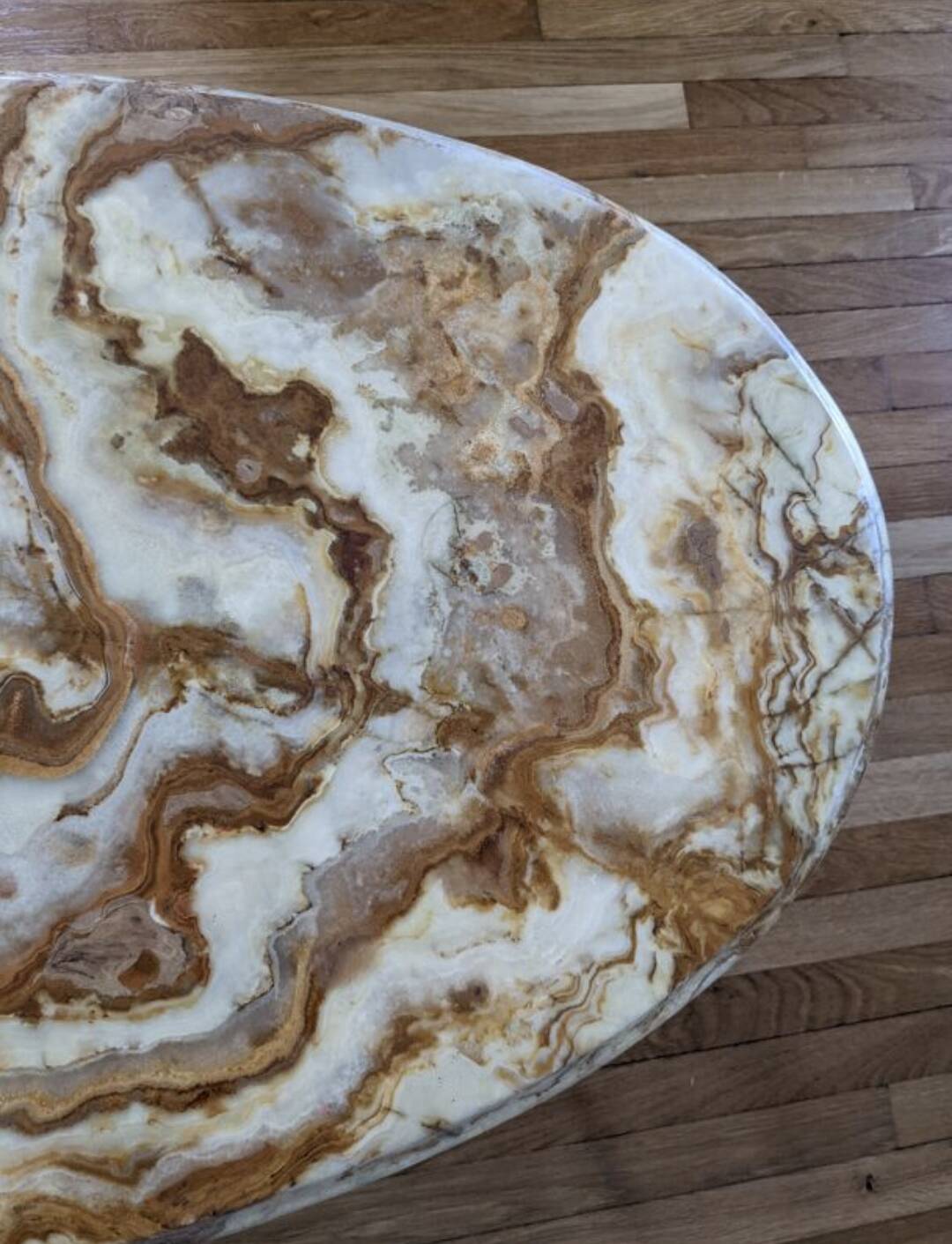 Table basse Louis XV en marbre