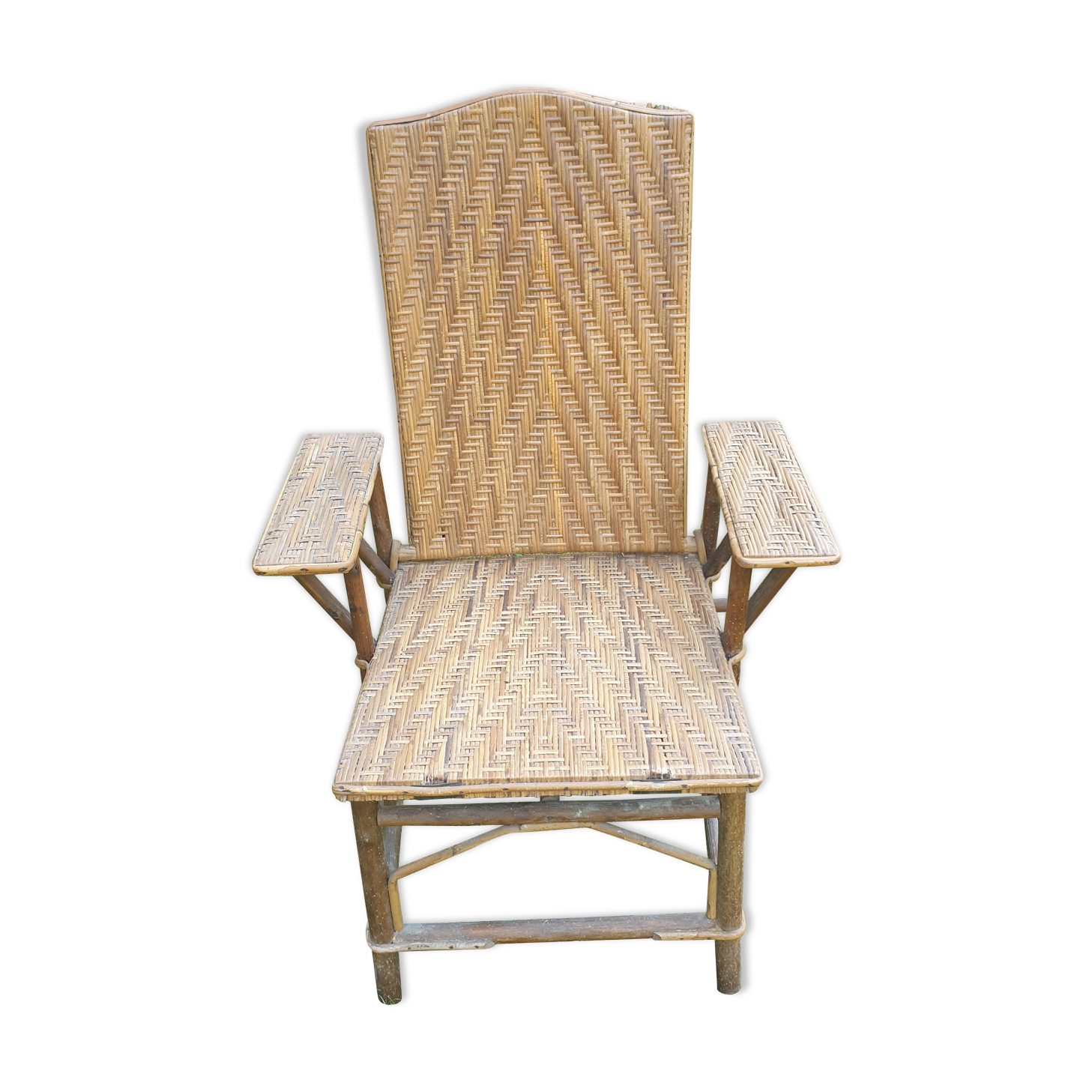 Rattan armchair