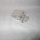 Cast glass pepper shaker