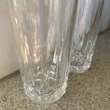 2 large glasses Crystal d'Arques model Tuileries VILLANDRY