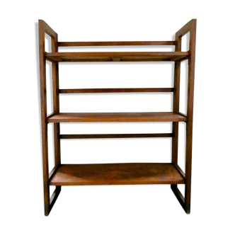 Wooden folding bookseller shelf