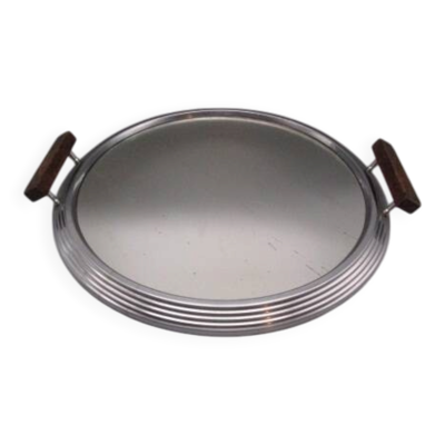 Plateau miroir art déco ancien