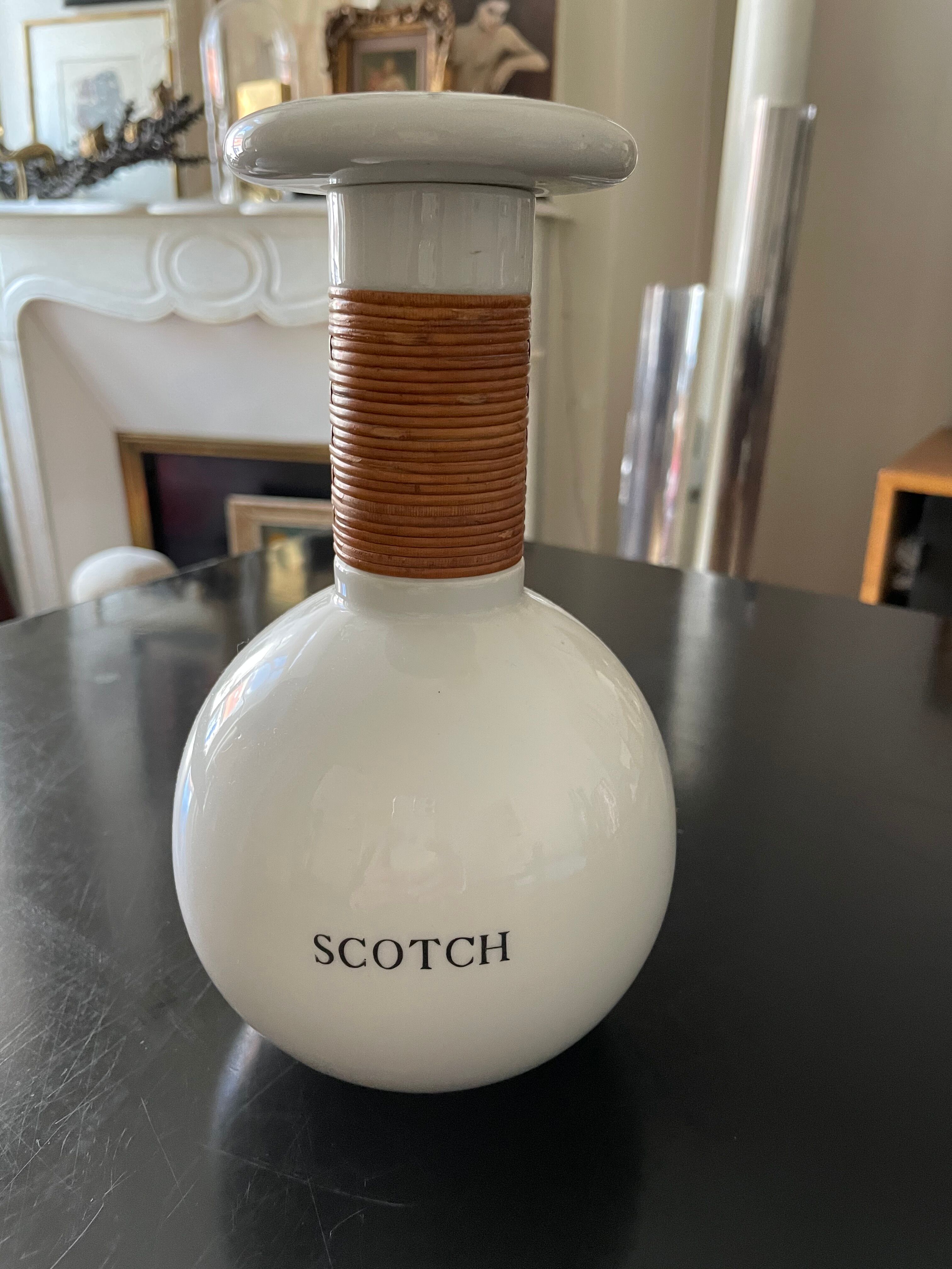 Ceramic whisky decanter
