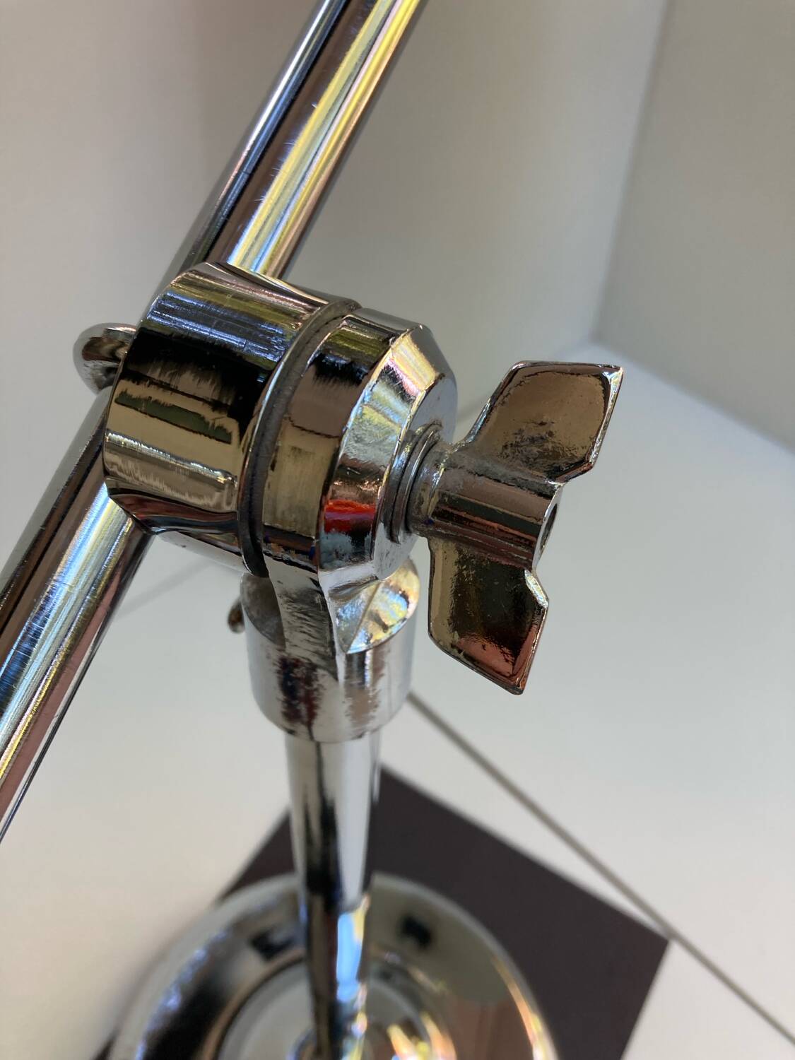 Vintage 90s chrome articulated interior lamp