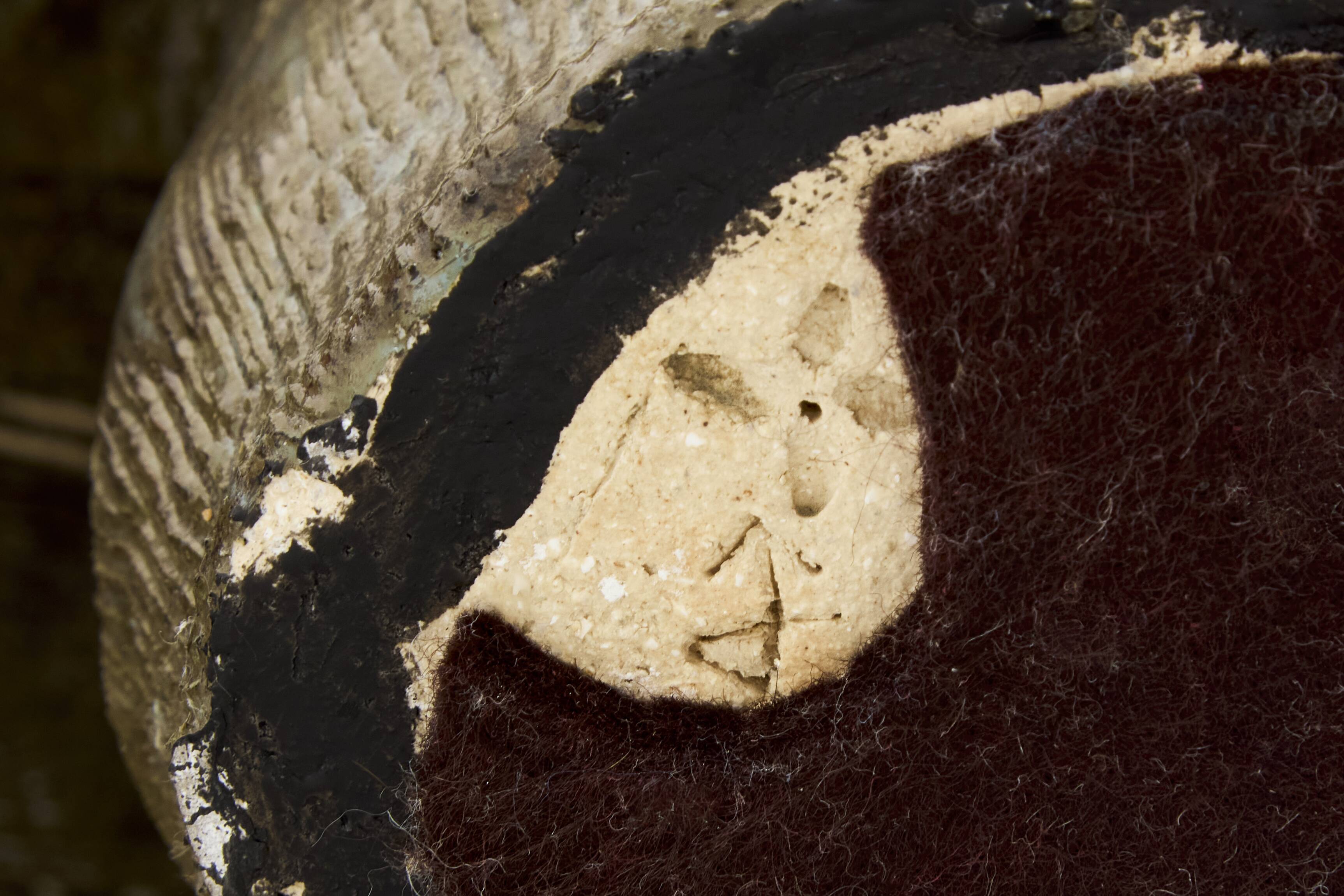 Valérie Courtet elephant sculptures in glazed sandstone circa 2010