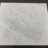 Solid oak and marble bedside tables