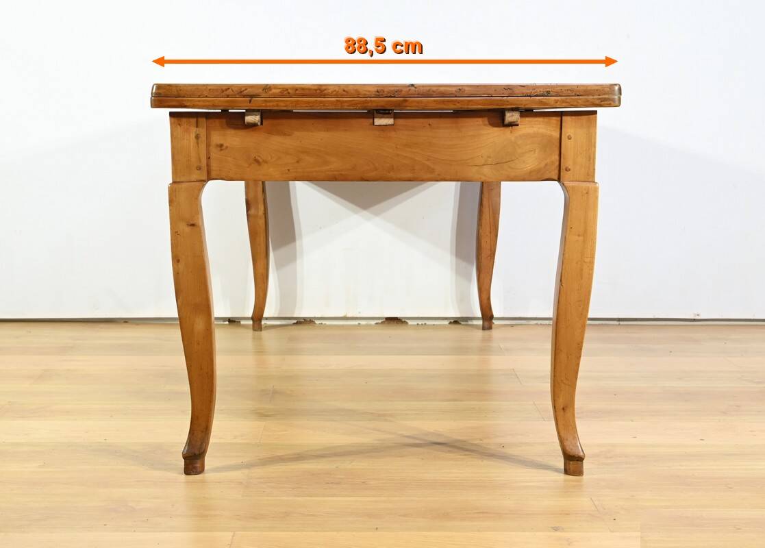Regional Cherry Wood Table, Louis XV style – Mid-19th century